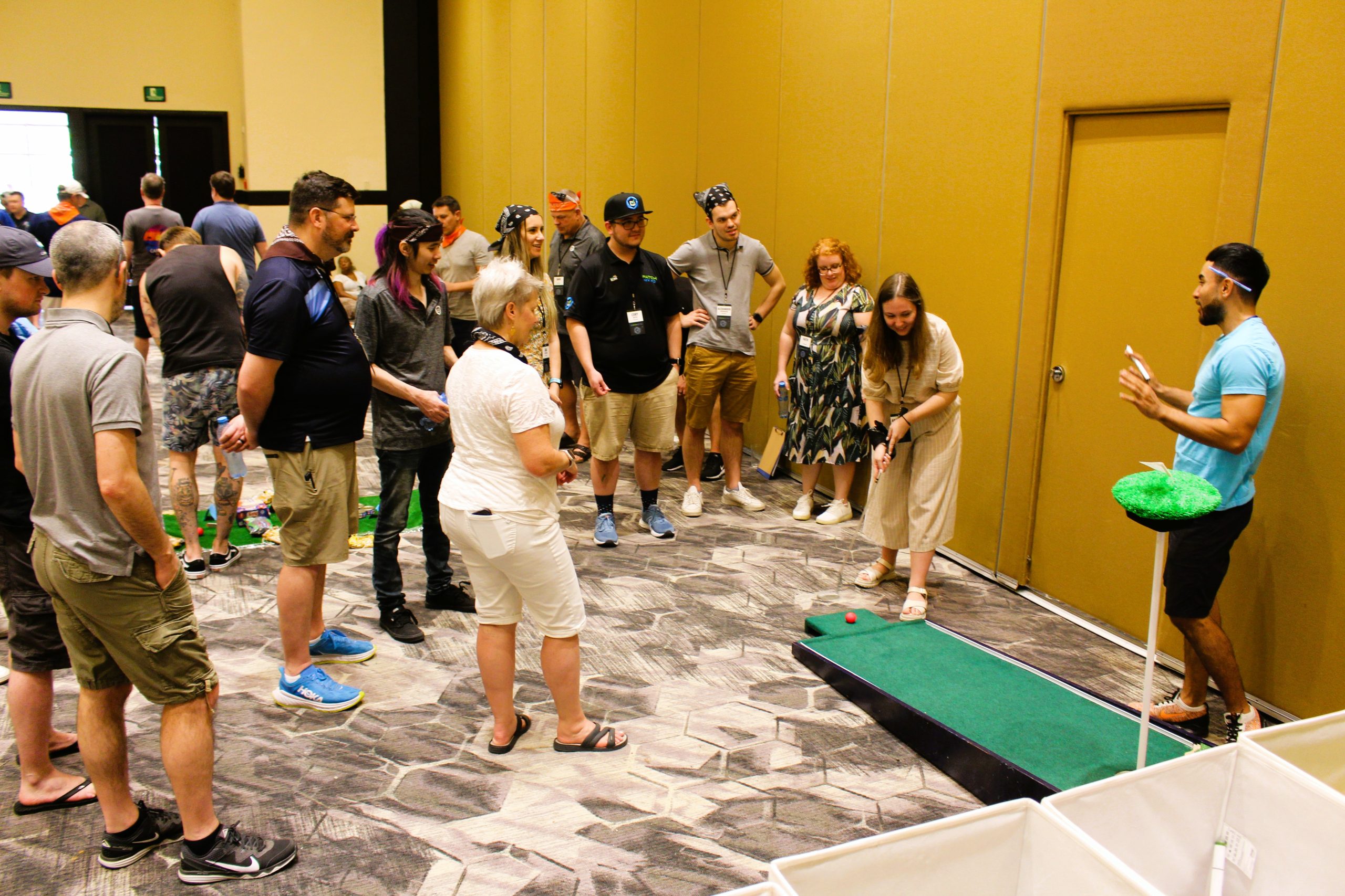 Charity golf tournament team building activity Dreams Riviera Cancun Mexico