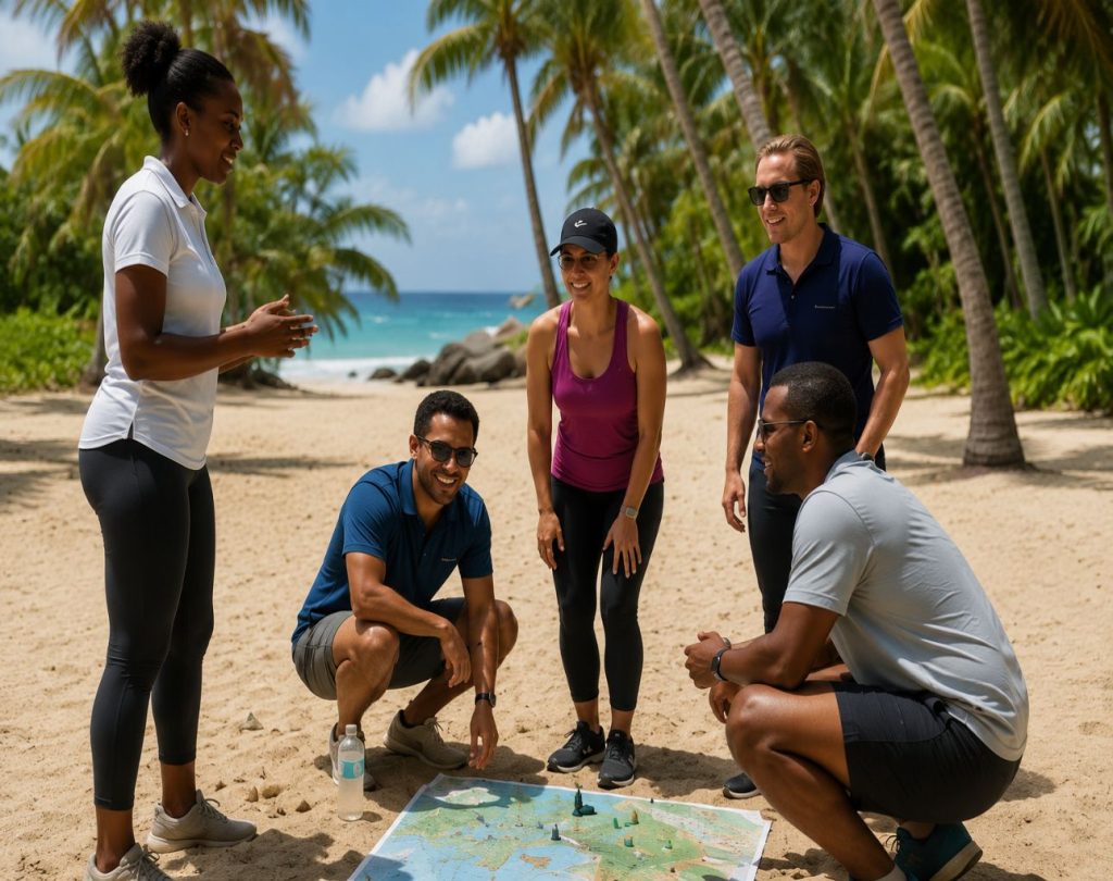 Jamaica beach team building activity